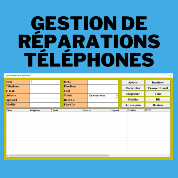 Logiciel de gestion de réparations pour ateliers