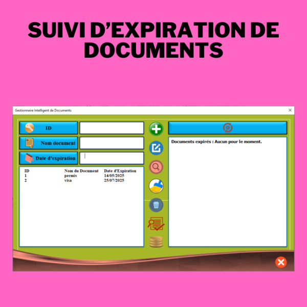 Suivi d’Expiration de Documents